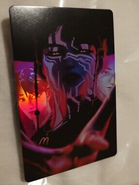 Mcdonald's K-Pop Demon Hunters Saja Boys Jinu Demon Holo Photcards Rare 3 Star